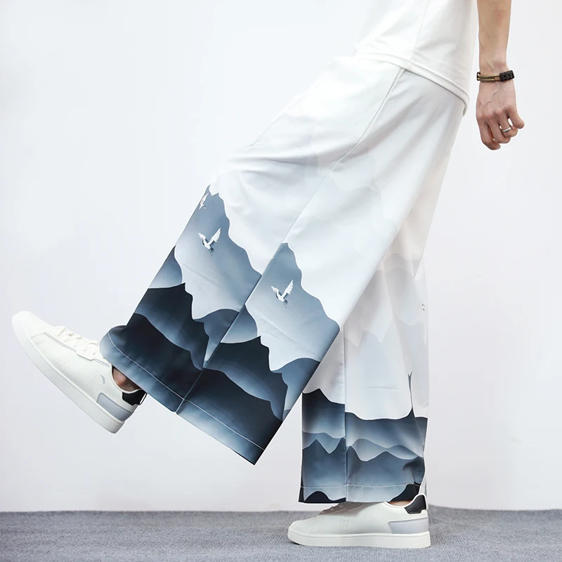 2022 Brand Clothing Men's Summer Chinese Painting Casual Pants/Male loose High Quality Wide-Legged Trousers Plus Size S-5XL
2022 Brand Clothing Men's Summer Chinese Painting Casual Pants/Male loose High Quality Wide-Legged Trousers Plus Size S-5XL