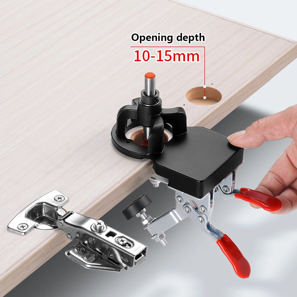 35mm Hole Drilling Guide Locator Aluminum Alloy Woodworking Hole Opener Tools Quick Clamp Hole Punch Locator Kit for Doors Frame
35mm Hole Drilling Guide Locator Aluminum Alloy Woodworking Hole Opener Tools Quick Clamp Hole Punch Locator Kit for Doors Frame