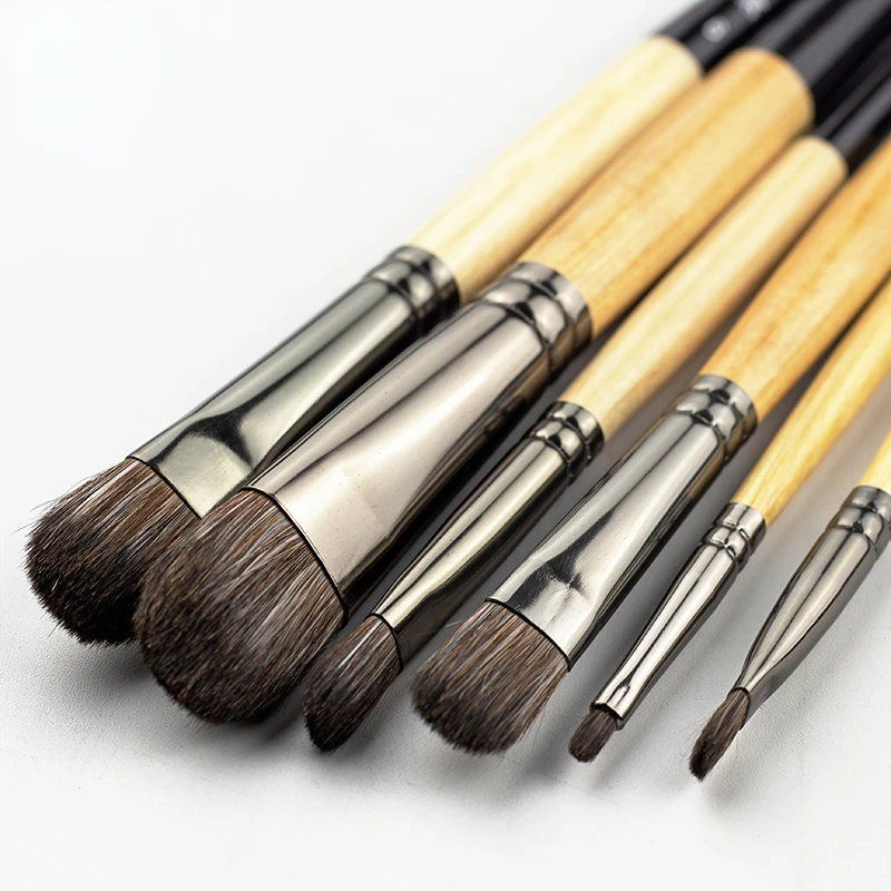 6Pcs Soft Squirre Hair Artistic Paint Brush Set For Acrylic Aquarlle Oil Painting Round Head Watercolor Brushes Art Supplies
6Pcs Soft Squirre Hair Artistic Paint Brush Set For Acrylic Aquarlle Oil Painting Round Head Watercolor Brushes Art Supplies