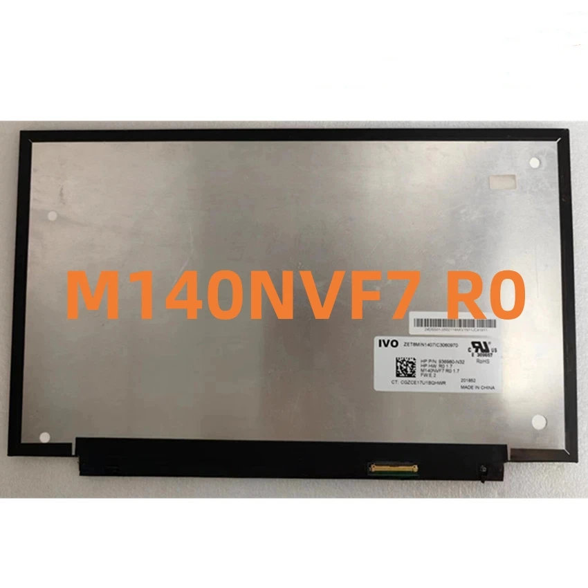 14-дюймовый FHD IPS 120 Гц ЖК-экран для HP ELITEBOOK 840 G5 1920x1080, 40-контактный дисплей
14-дюймовый FHD IPS 120 Гц ЖК-экран для HP ELITEBOOK 840 G5 1920x1080, 40-контактный дисплей