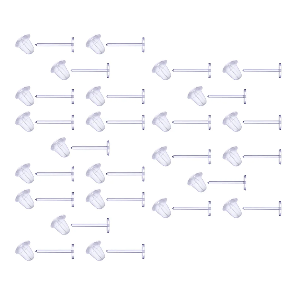 200 Pcs Jewelry Material Accessories Clear Pins Earrings Needles Protective Resin Women Stopping DIY Miss Studs Holders
200 Pcs Jewelry Material Accessories Clear Pins Earrings Needles Protective Resin Women Stopping DIY Miss Studs Holders