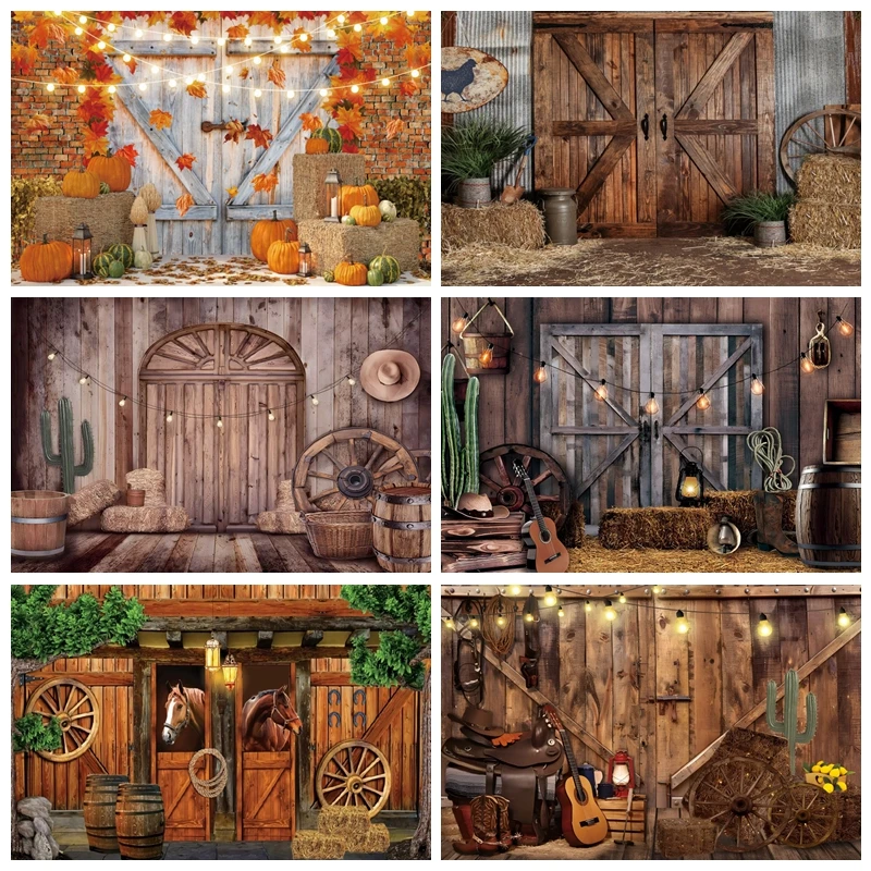 Wooden Farm Field Warehouse Country Haystack Barn Cowboy Newborn Baby Portrait Birthday Photography Backdrop Photo Background
Wooden Farm Field Warehouse Country Haystack Barn Cowboy Newborn Baby Portrait Birthday Photography Backdrop Photo Background