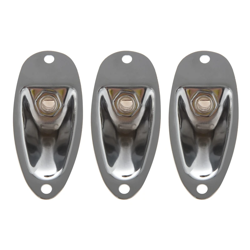 3Pcs Boat Guitar Jack 1/4 Inch Input Output Jack Plate Socket 6.35Mm Chrome Silver For FD Strat Style Guitar Parts
3Pcs Boat Guitar Jack 1/4 Inch Input Output Jack Plate Socket 6.35Mm Chrome Silver For FD Strat Style Guitar Parts