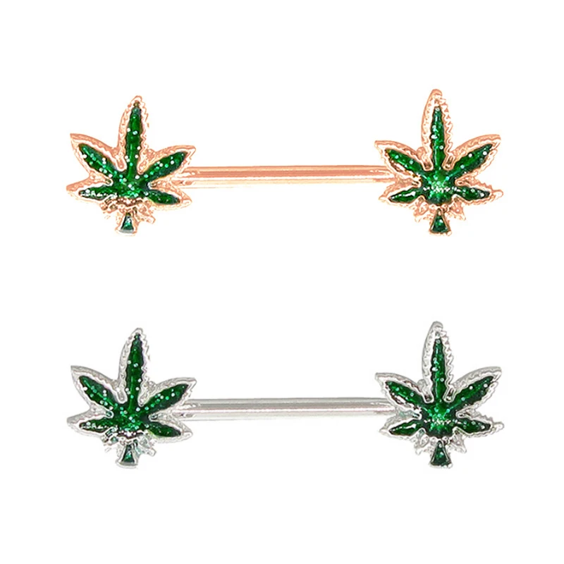 1Pc Sexy Crystal Leaf Nipple Bar Rings Fresh Green Maple Leaf Nipple Piercing Nipple Ring Barbell Body Piercing Jewelry Women
1Pc Sexy Crystal Leaf Nipple Bar Rings Fresh Green Maple Leaf Nipple Piercing Nipple Ring Barbell Body Piercing Jewelry Women