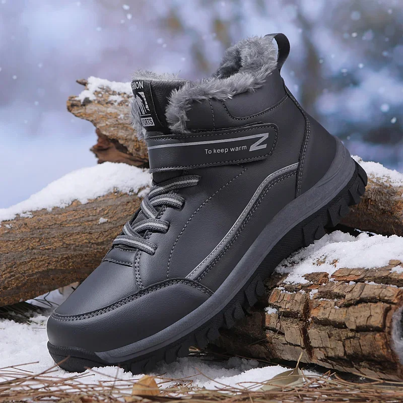 Повседневные зимние ботинки для мужчин, Стильные Теплые ботильоны на толстой плюшевой подкладке, уличные качественные удобные нескользящие ботинки для мужчин
Повседневные зимние ботинки для мужчин, Стильные Теплые ботильоны на толстой плюшевой подкладке, уличные качественные удобные нескользящие ботинки для мужчин