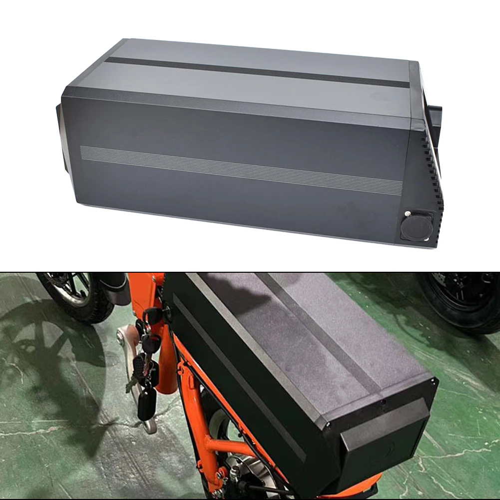 48V Electric Bicycle Shelf Battery Box E-bike Large Capacity Holder Case With 2pcs Key Aluminum Alloy Cycling Accessories
48V Electric Bicycle Shelf Battery Box E-bike Large Capacity Holder Case With 2pcs Key Aluminum Alloy Cycling Accessories