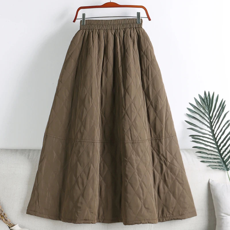 Thickened Padded Skirts High Waist Elastic Jupe Mujer Faldas New Autumn&Winter Skirt Casual Women Vintage Clothes Dropshipping
Thickened Padded Skirts High Waist Elastic Jupe Mujer Faldas New Autumn&Winter Skirt Casual Women Vintage Clothes Dropshipping