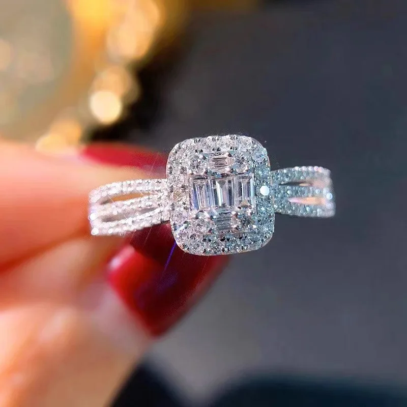 Bling AAAAA Zircon Finger Ring White Gold Filled Wedding band Rings for Women Bridal Promise Engagement Jewelry Birthday Gift
Bling AAAAA Zircon Finger Ring White Gold Filled Wedding band Rings for Women Bridal Promise Engagement Jewelry Birthday Gift
