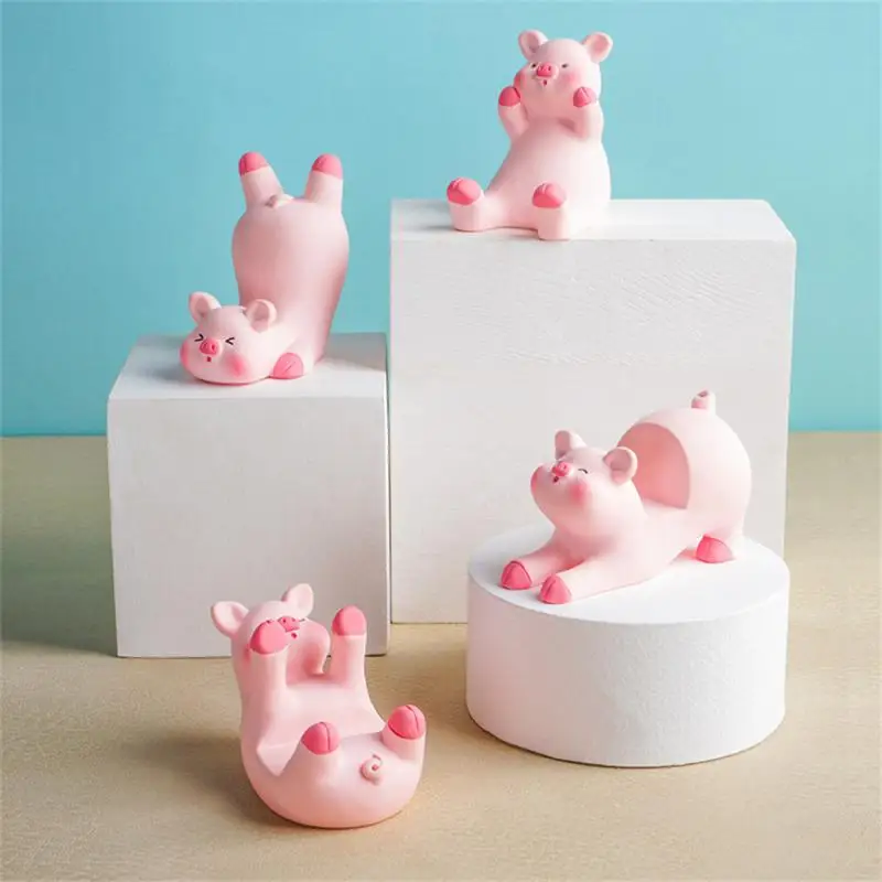 Cartoon Cute Piggy Creative Mobile Phone Holder Resin Craft Car Home Furnishing Desktop Decoration Model Universal Holder
Cartoon Cute Piggy Creative Mobile Phone Holder Resin Craft Car Home Furnishing Desktop Decoration Model Universal Holder