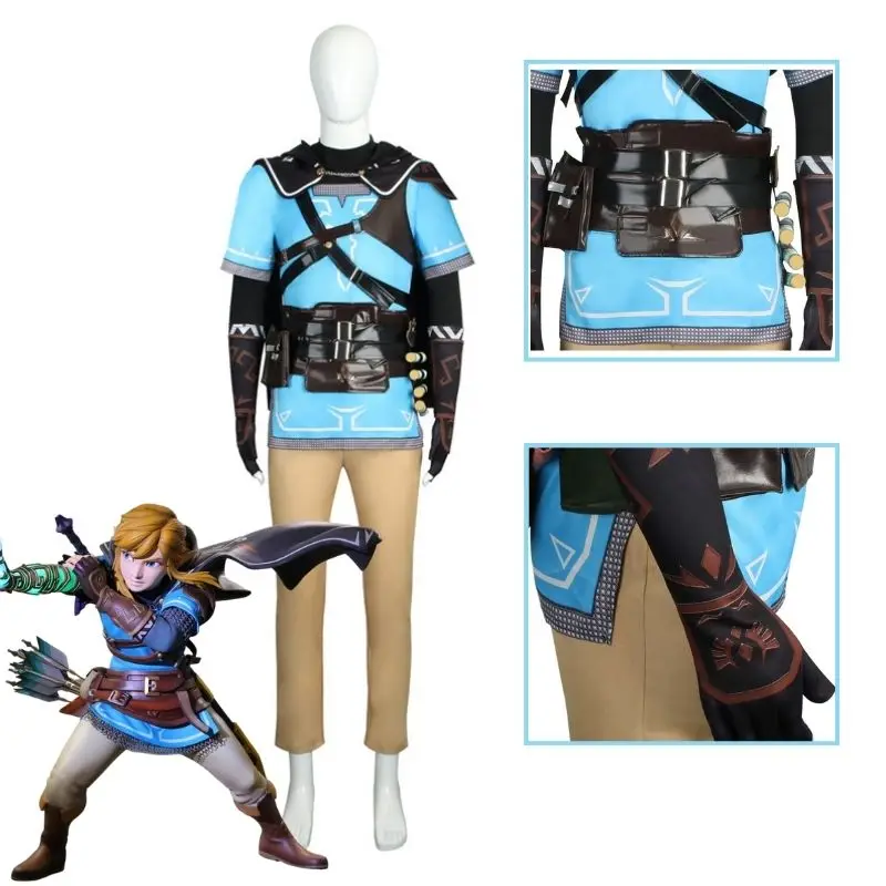 Zelda Cosplay Tears of the Kingdom Link Cosplay Costume Uniform Pants Belt Cloak for Men Full Set Suit Halloween Disguise Suit
Zelda Cosplay Tears of the Kingdom Link Cosplay Costume Uniform Pants Belt Cloak for Men Full Set Suit Halloween Disguise Suit