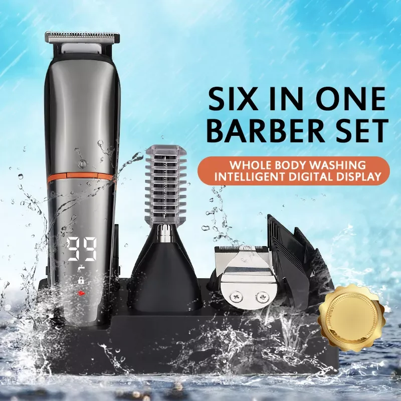 NEW IN All 6in1 Rechargeable Hair Clipper for Men Waterproof Wireless Shaver Beard Nose Ear Shaver Hair Trimmer TSLM1
NEW IN All 6in1 Rechargeable Hair Clipper for Men Waterproof Wireless Shaver Beard Nose Ear Shaver Hair Trimmer TSLM1