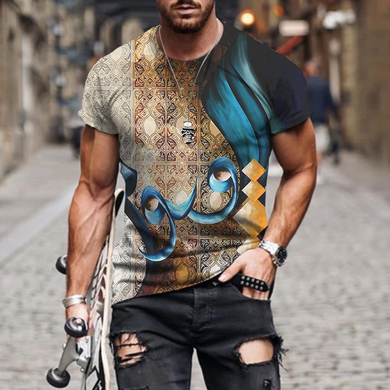 New Summer Men Fashion T Shirt Harajuku 2022 Mens 3D Print Casual Sports T-Shirt O Collar Casual Short Sleeve Top Men's Wear
New Summer Men Fashion T Shirt Harajuku 2022 Mens 3D Print Casual Sports T-Shirt O Collar Casual Short Sleeve Top Men's Wear