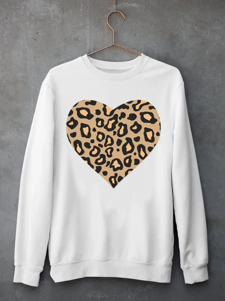 Leopard Love Heart Fashion Woman Women Pullovers Clothing Print Fall Autumn Lady Hoodies Female Spring Graphic Sweatshirts
Leopard Love Heart Fashion Woman Women Pullovers Clothing Print Fall Autumn Lady Hoodies Female Spring Graphic Sweatshirts