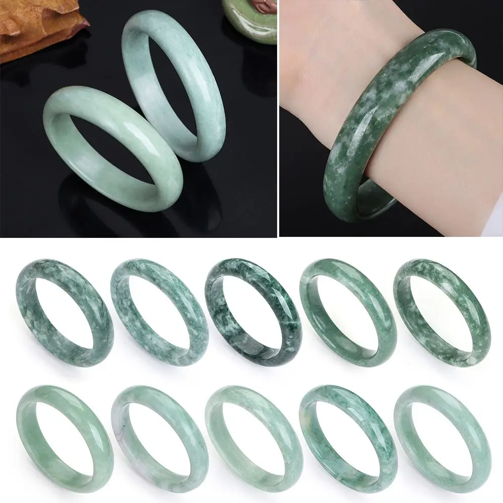 Hot Gift for Women Men Valentine's Day Wedding Natural Stone Bangle Green Jade Bracelet Charm Jewelry Emeral Jewelry
Hot Gift for Women Men Valentine's Day Wedding Natural Stone Bangle Green Jade Bracelet Charm Jewelry Emeral Jewelry