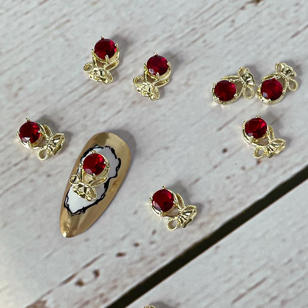 Rhinestones on Nails Jewelry 3D Charm Alloy Zircon Red Crystal Rhinestones Stone Metal Manicure Nails DIY Accessories Nail Decor
Rhinestones on Nails Jewelry 3D Charm Alloy Zircon Red Crystal Rhinestones Stone Metal Manicure Nails DIY Accessories Nail Decor