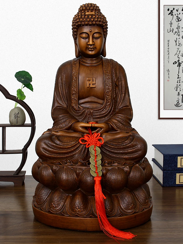Tathagata Buddha imitation wood carving Sakyamuni tabletop dedicated to Amitabha Buddha Daiichi
Tathagata Buddha imitation wood carving Sakyamuni tabletop dedicated to Amitabha Buddha Daiichi