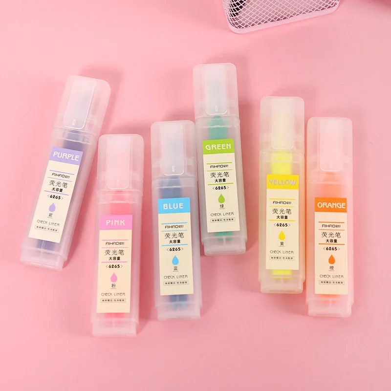 1Pcs Tip Highlighter Pens Candy Color Manga Graffiti Markers Midliner Pastel Highlighter Set Kawaii Stationery Supplies
1Pcs Tip Highlighter Pens Candy Color Manga Graffiti Markers Midliner Pastel Highlighter Set Kawaii Stationery Supplies