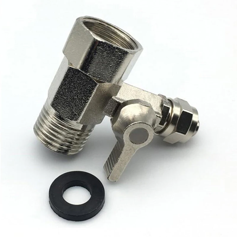Feed Water Adapter 1/2'' to 1/4'' Faucet Water Filter Ball Valve Tap Tee Connector Valve For Hardware Tools
Feed Water Adapter 1/2'' to 1/4'' Faucet Water Filter Ball Valve Tap Tee Connector Valve For Hardware Tools