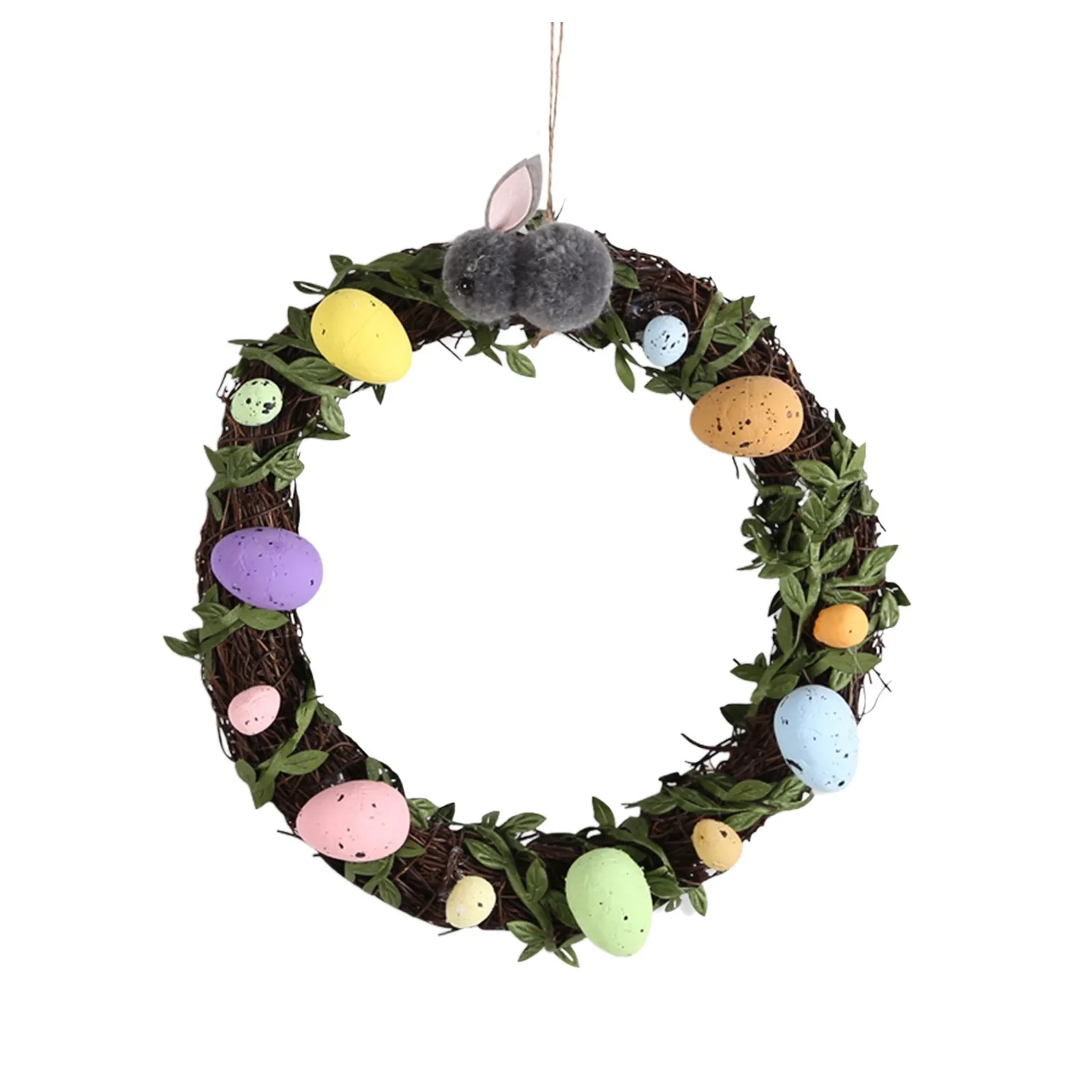 Rabbit Decoration Rabbit DIY Foldable Wreath Shape Easter Wreath Handmade Rattan Pendant Rattan Wreath
Rabbit Decoration Rabbit DIY Foldable Wreath Shape Easter Wreath Handmade Rattan Pendant Rattan Wreath
