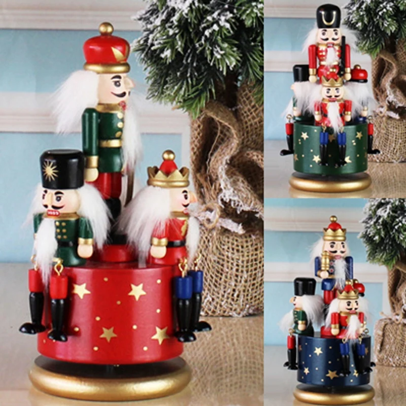 Christmas Nutcracker Kids Birthday Home Decoration Music Box DIY Wooden Nutcracker Toy Crafts
Christmas Nutcracker Kids Birthday Home Decoration Music Box DIY Wooden Nutcracker Toy Crafts