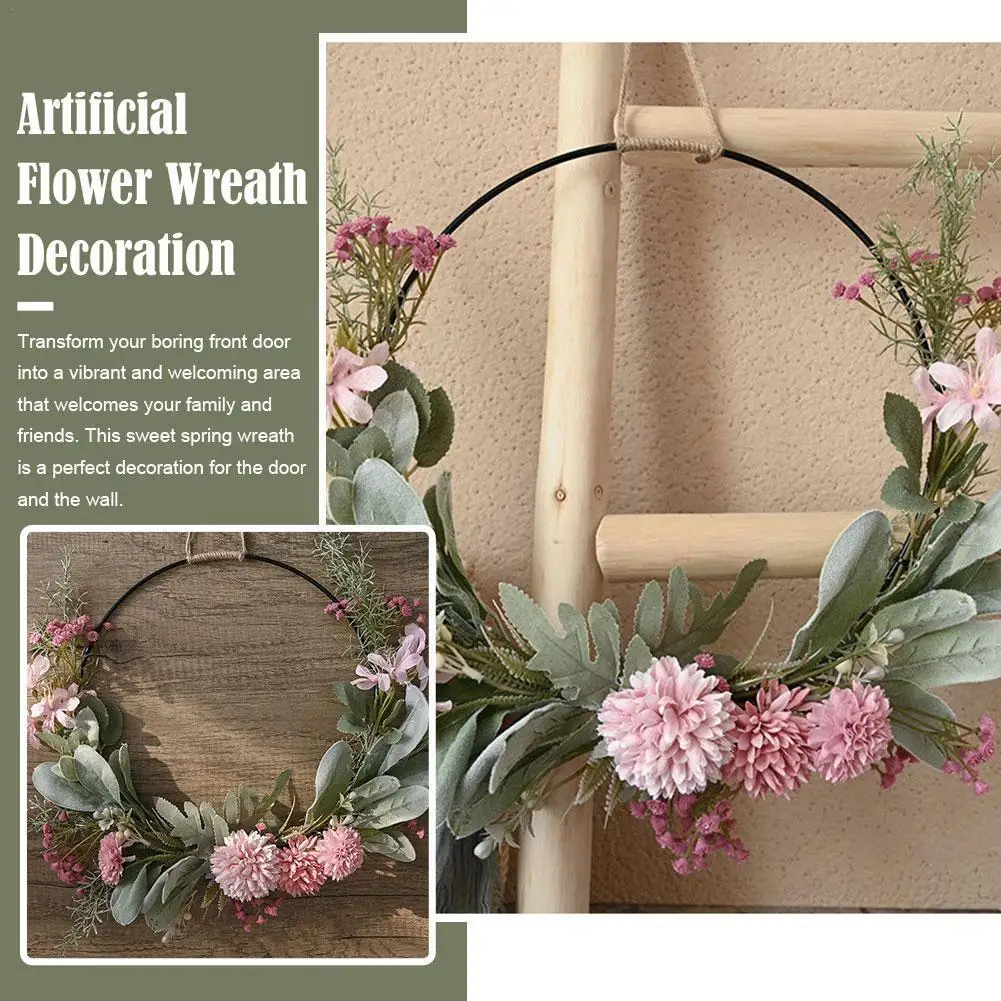 Wreath Door Decor Front Wreaths Hanging Home Floral Artificial Flower Outside Valentines Decorations Summer Spring Day East W8R5
Wreath Door Decor Front Wreaths Hanging Home Floral Artificial Flower Outside Valentines Decorations Summer Spring Day East W8R5