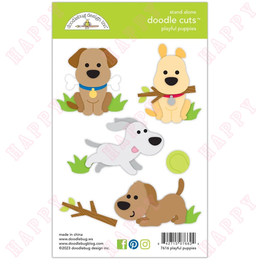 New Metal Cutting Dies Playful Puppies DIY Scrapbook Envelope Greeting Card Decorative Embossing Handcraft Paper Craft Template
New Metal Cutting Dies Playful Puppies DIY Scrapbook Envelope Greeting Card Decorative Embossing Handcraft Paper Craft Template