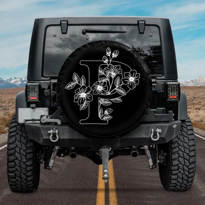 CUSTOM INITIAL Spare Tire Cover, Floral Monogram Tire Cover, Jeep girl, Jeep Accessories, Customized Spare tire cover
CUSTOM INITIAL Spare Tire Cover, Floral Monogram Tire Cover, Jeep girl, Jeep Accessories, Customized Spare tire cover