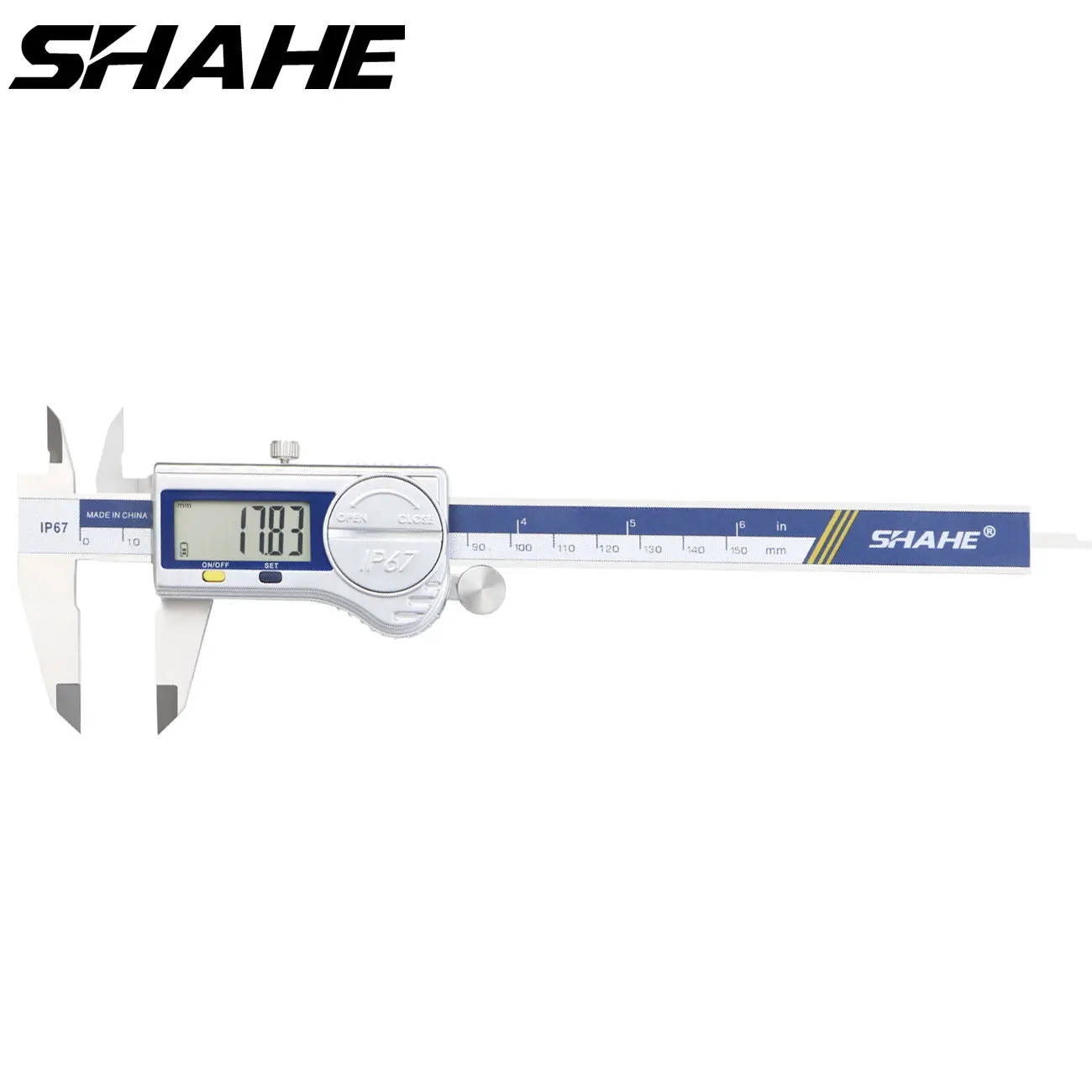 Цифровой штангенциркуль SHAHE 0-150 мм 
Цифровой штангенциркуль SHAHE 0-150 мм