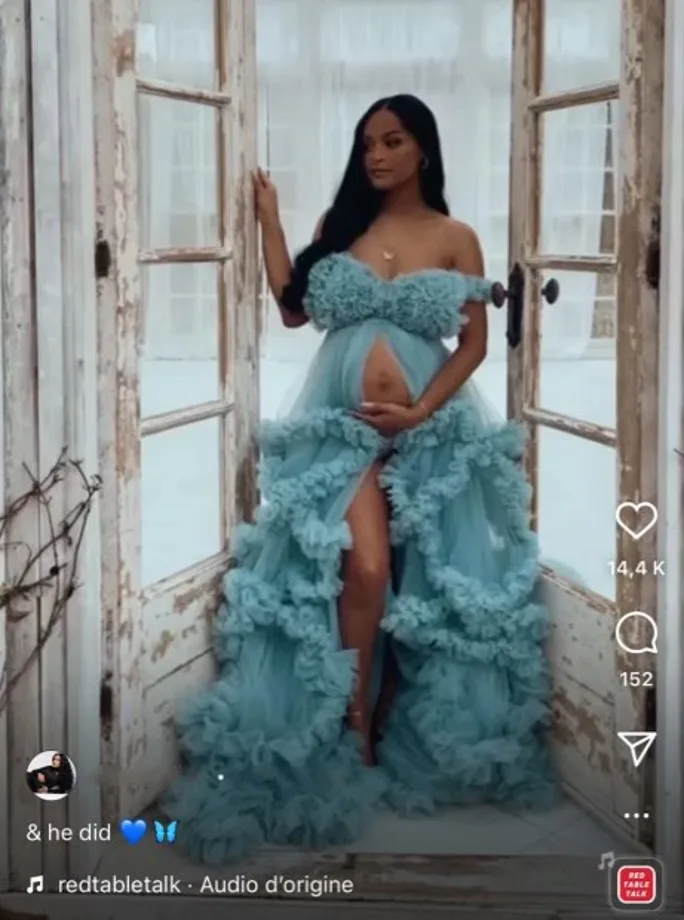 Photoshoot Sky Blue Sexy Off Shoulder Maternity Dresses Front Open Photography Tulle Women Pregnancy Dresses Layered Babyshower
Photoshoot Sky Blue Sexy Off Shoulder Maternity Dresses Front Open Photography Tulle Women Pregnancy Dresses Layered Babyshower
