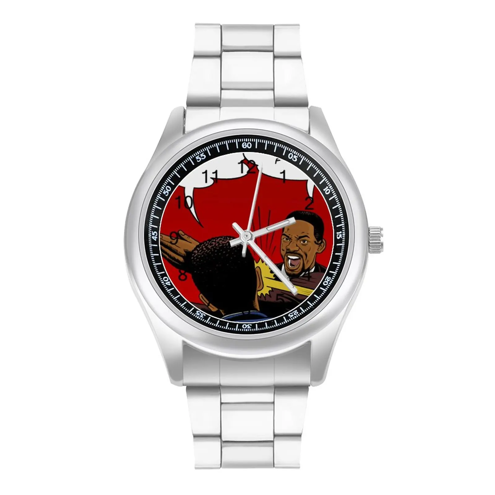 Will Smith X Chris Rock Quartz Watch Comic Style Steel Photo Wrist Watch Couple Gym Cute High Quality Wristwatch
Will Smith X Chris Rock Quartz Watch Comic Style Steel Photo Wrist Watch Couple Gym Cute High Quality Wristwatch