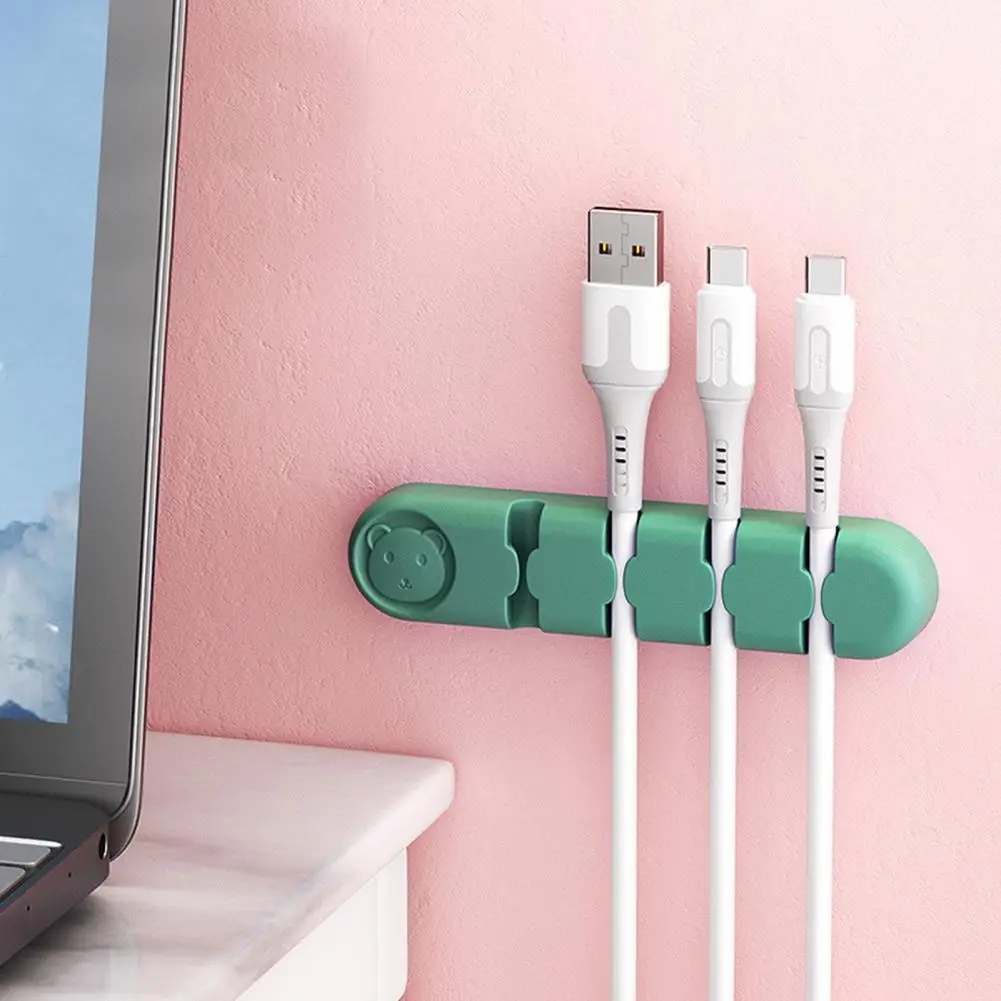 Useful Wire Fixer Self-adhesive Keep Tidy Silicone Solid Color Desk Earphone Clip Cable Holder
Useful Wire Fixer Self-adhesive Keep Tidy Silicone Solid Color Desk Earphone Clip Cable Holder