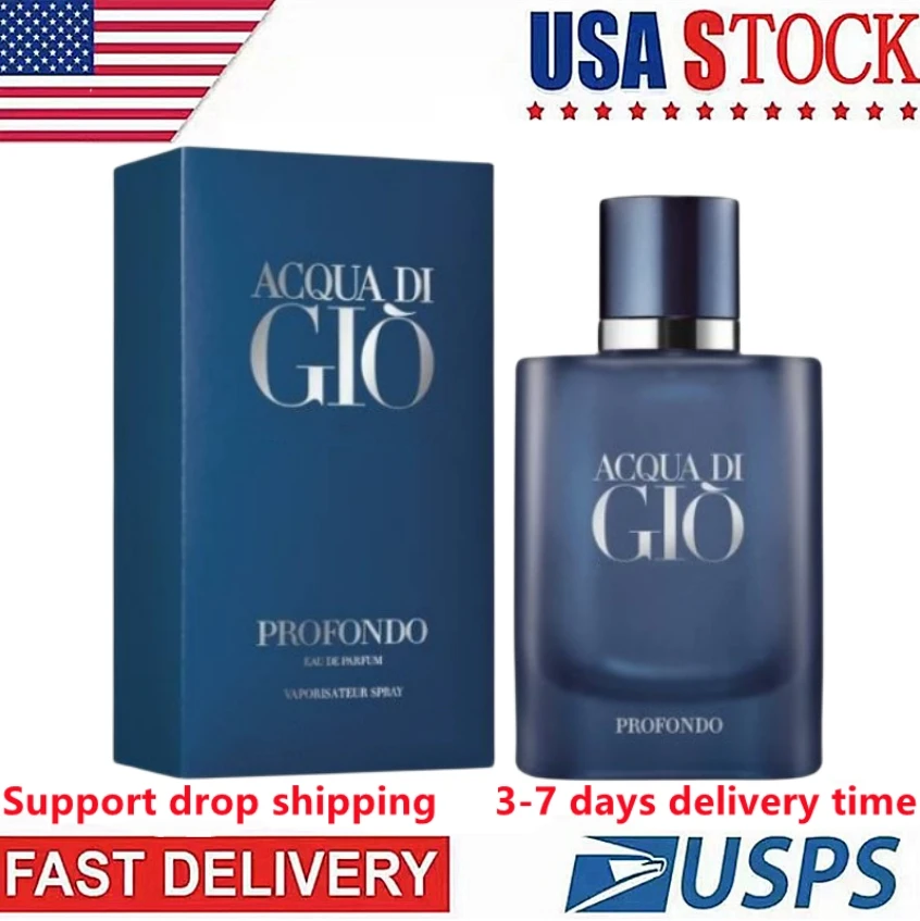 Fast Ship To USA Men Cologne Acqua Di Gio Profondo Long Lasting Fragrance Body Spray Aromatherapy Spray Wood Parfum for Male
Fast Ship To USA Men Cologne Acqua Di Gio Profondo Long Lasting Fragrance Body Spray Aromatherapy Spray Wood Parfum for Male
