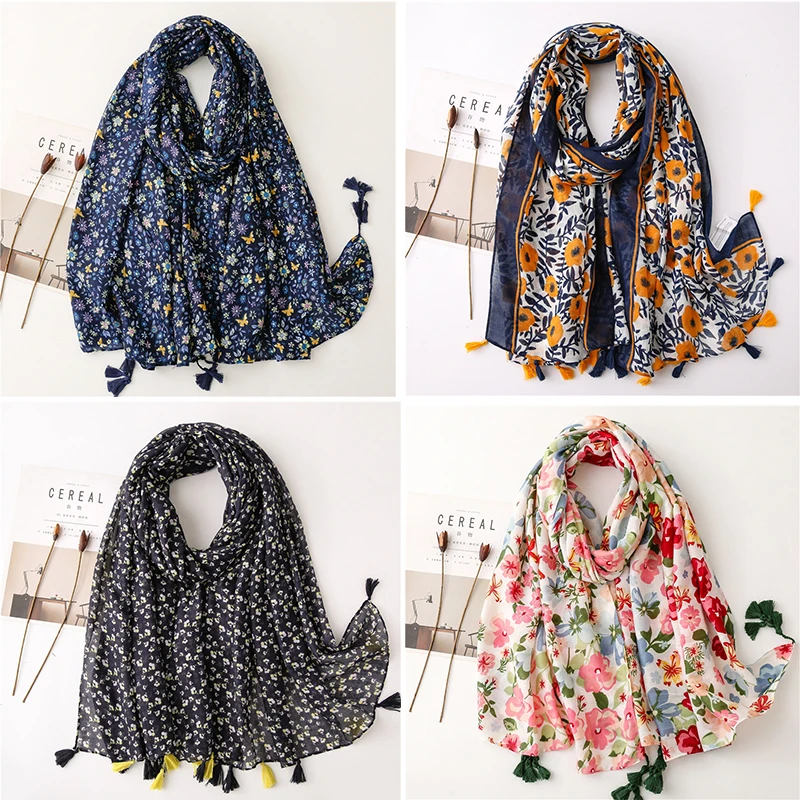 2022 New Spring/Summer Women Scarf Fringe Floral Print Beach Hijab Shawl and Wraps Female Foulard Echarpe Foulard
2022 New Spring/Summer Women Scarf Fringe Floral Print Beach Hijab Shawl and Wraps Female Foulard Echarpe Foulard