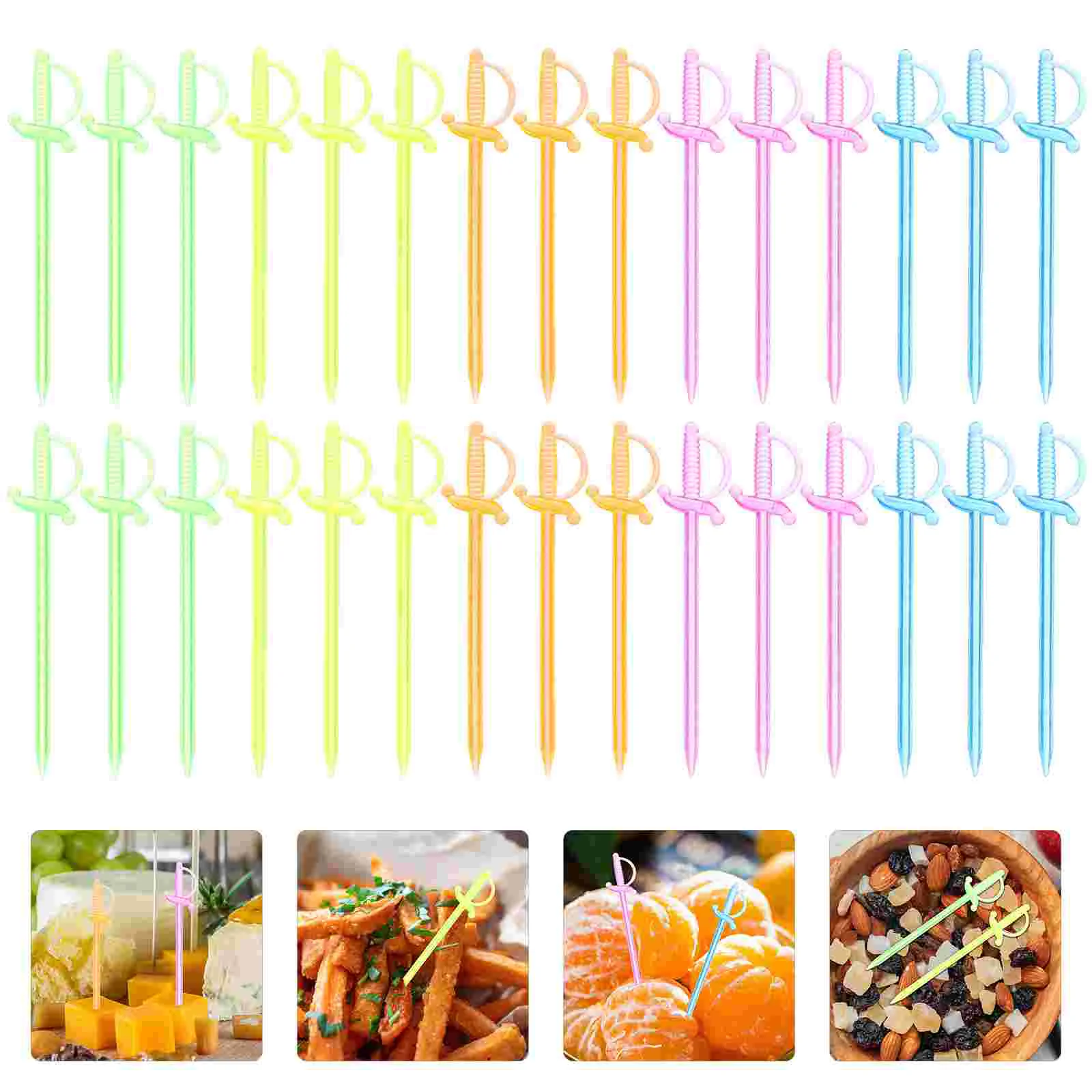 200 Pcs Plastic Picks Cocktail Toothpicks Cake Dessert Fruit Forks Party Food-grade
200 Pcs Plastic Picks Cocktail Toothpicks Cake Dessert Fruit Forks Party Food-grade