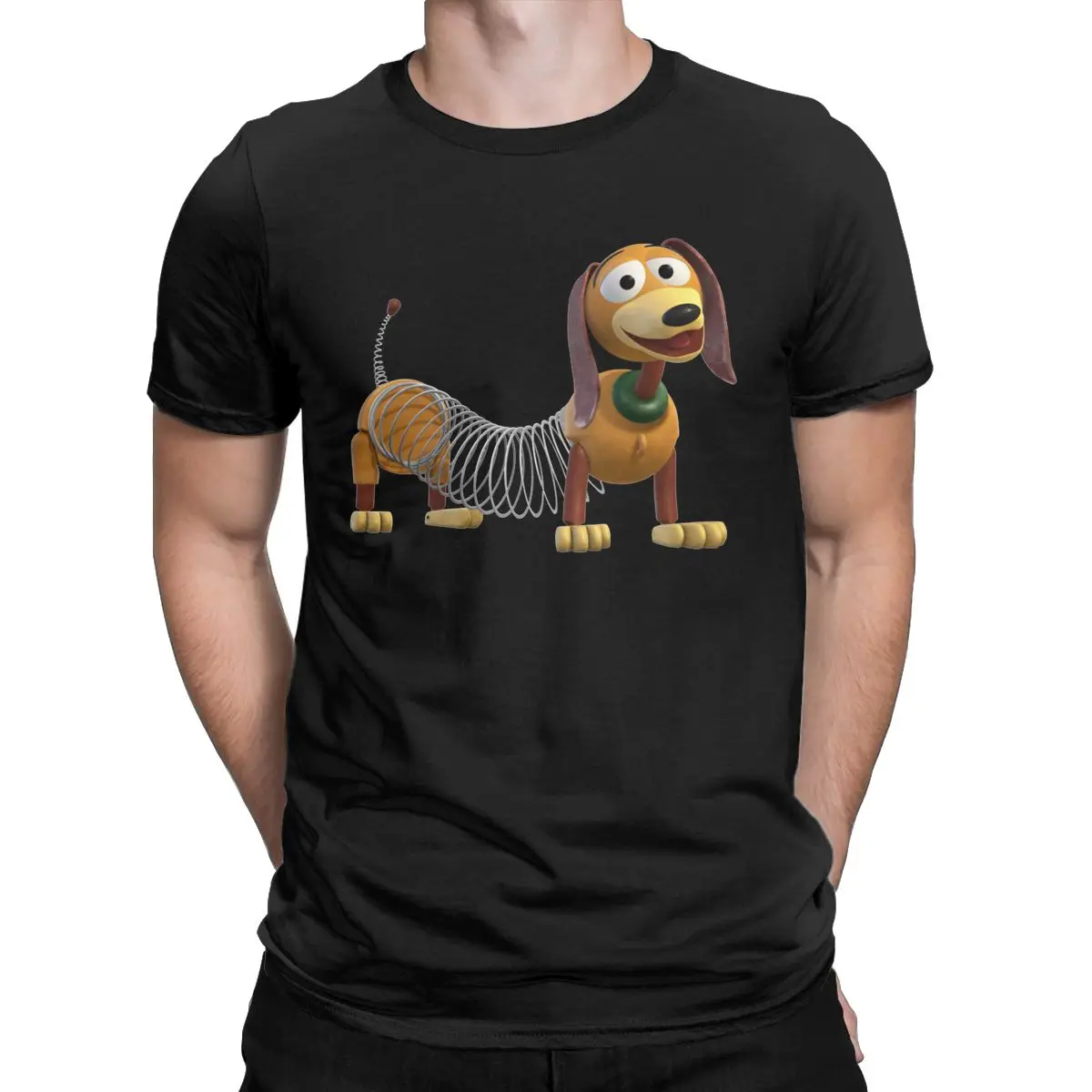 Funny Slinky Dog Disney Toy Story T-Shirts Men O Neck Cotton T Shirt Short Sleeve Tees Printed Clothing
Funny Slinky Dog Disney Toy Story T-Shirts Men O Neck Cotton T Shirt Short Sleeve Tees Printed Clothing