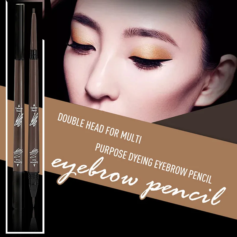 Double Head Natural Brown Eyes Makeup Eyebrow Penci Eyebrows Tint Liquid Long-lasting Waterproof Sweat Resistant Cosmetic
Double Head Natural Brown Eyes Makeup Eyebrow Penci Eyebrows Tint Liquid Long-lasting Waterproof Sweat Resistant Cosmetic