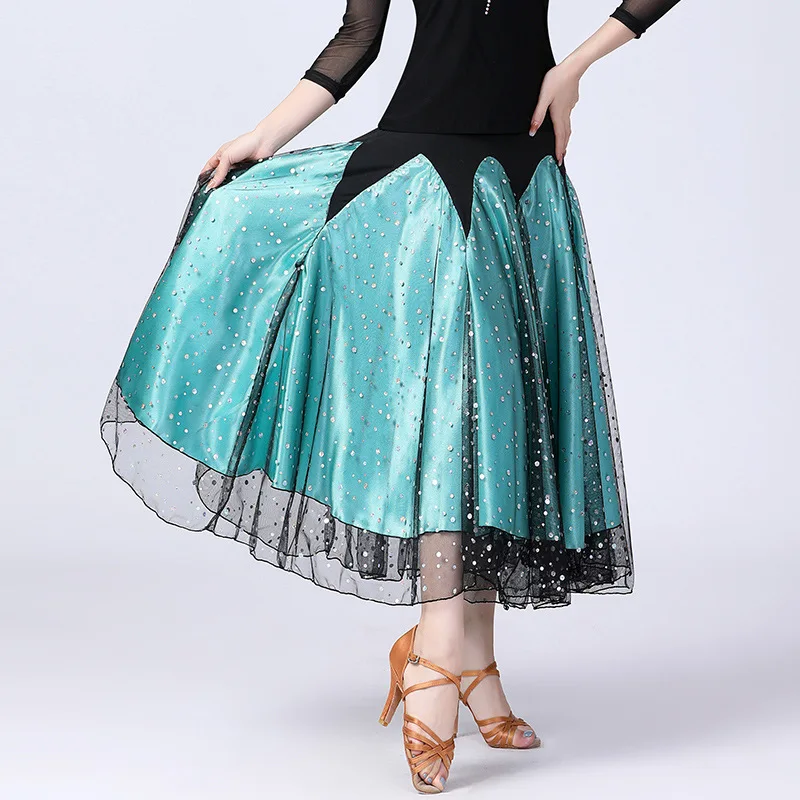 Modern Dance Skirt New Style Social Dance Big Swing Skirts Waltz Square Dance Costume Latin Performance Dance Costume DN14351
Modern Dance Skirt New Style Social Dance Big Swing Skirts Waltz Square Dance Costume Latin Performance Dance Costume DN14351