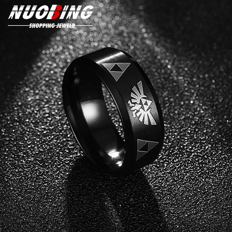 Anime Cartoon Action Adventure Game Triangle Logo 8MM Stainless Steel Neutral Ring Fashion Punk Role-playing Jewelry Gift
Anime Cartoon Action Adventure Game Triangle Logo 8MM Stainless Steel Neutral Ring Fashion Punk Role-playing Jewelry Gift
