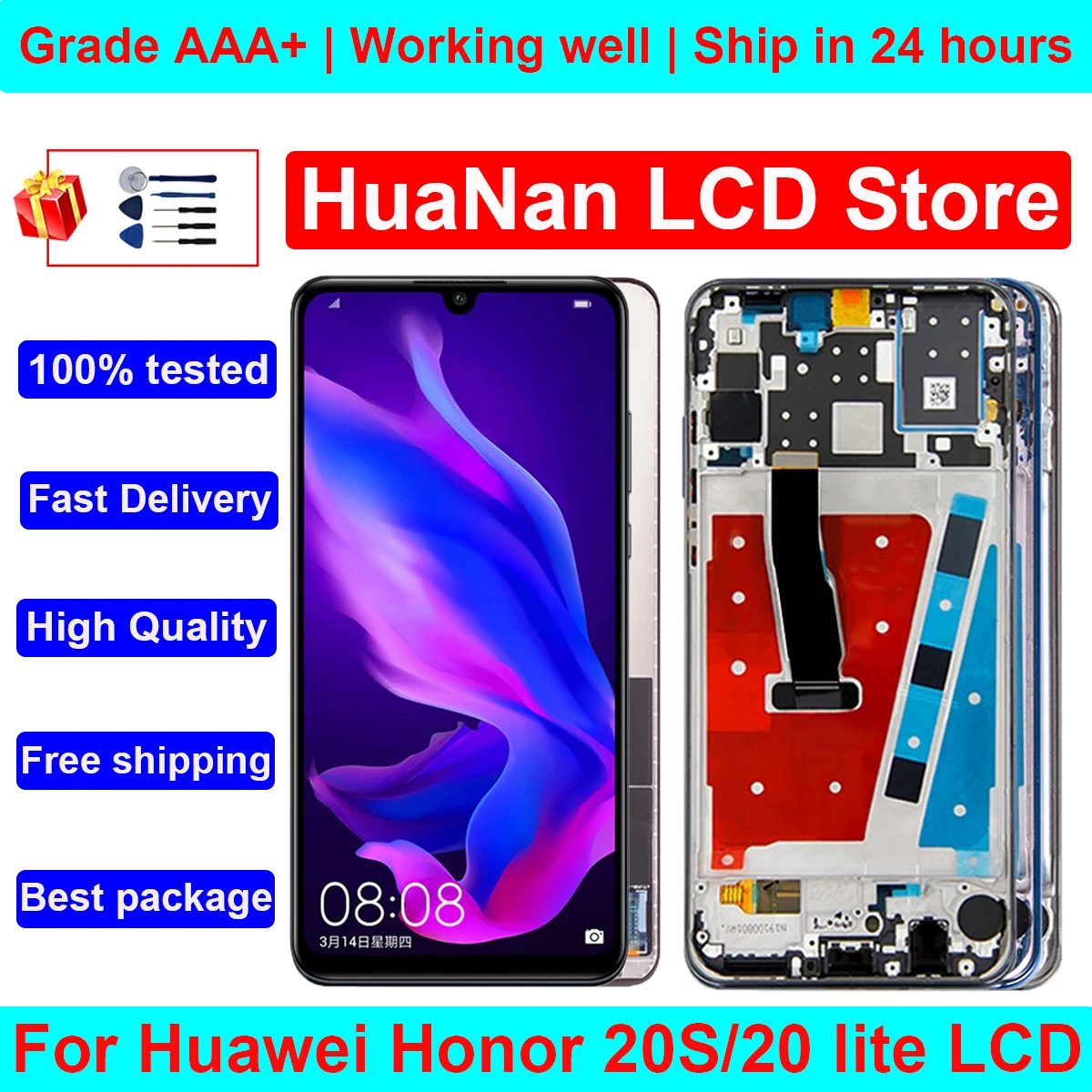 Оригинальный дисплей 6,21 дюйма, новый дисплей 2022 дюйма для Huawei Honor 20S, ЖК-дисплей Honor 20 lite, цифровой преобразователь сенсорного экрана в сборе, ...
Оригинальный дисплей 6,21 дюйма, новый дисплей 2022 дюйма для Huawei Honor 20S, ЖК-дисплей Honor 20 lite, цифровой преобразователь сенсорного экрана в сборе, ...