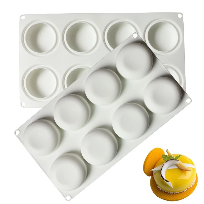 Silicone Cake Mold Baking 8 15 Holes 3d Stone Round Shape Mousse Non-stick Chocolate Jelly Tray Cheesecake Pudding Decorate Tool
Silicone Cake Mold Baking 8 15 Holes 3d Stone Round Shape Mousse Non-stick Chocolate Jelly Tray Cheesecake Pudding Decorate Tool