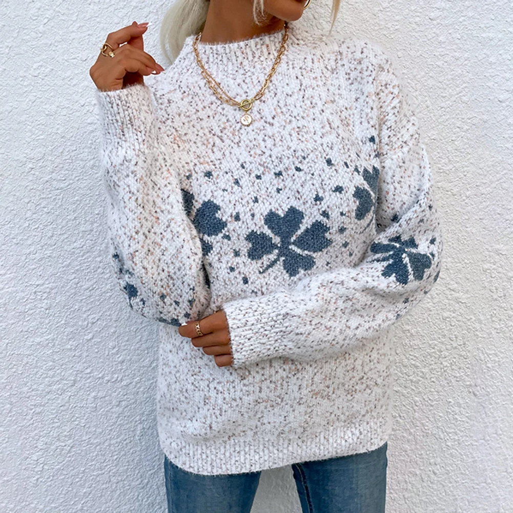 Women's Winter Warm Thickened Christmas Turtleneck Snowflake Knit Sweaters Wool Pullover Casual Jumper Soft Female Sweater
Women's Winter Warm Thickened Christmas Turtleneck Snowflake Knit Sweaters Wool Pullover Casual Jumper Soft Female Sweater