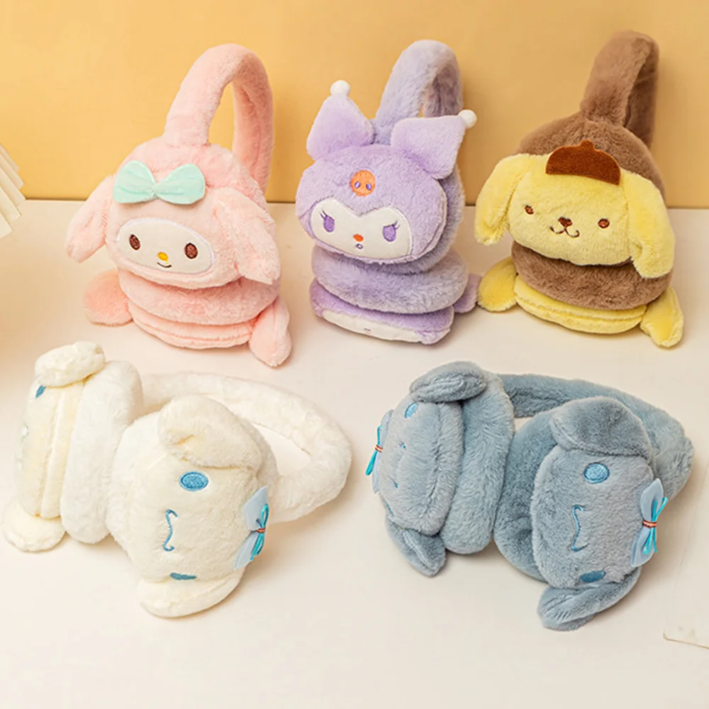 Sanrio Kuromi My Melody Cinnamoroll наушники мягкие плюшевые зимние теплые антифриз Мультяшные милые наушники теплые уши 
Sanrio Kuromi My Melody Cinnamoroll наушники мягкие плюшевые зимние теплые антифриз Мультяшные милые наушники теплые уши