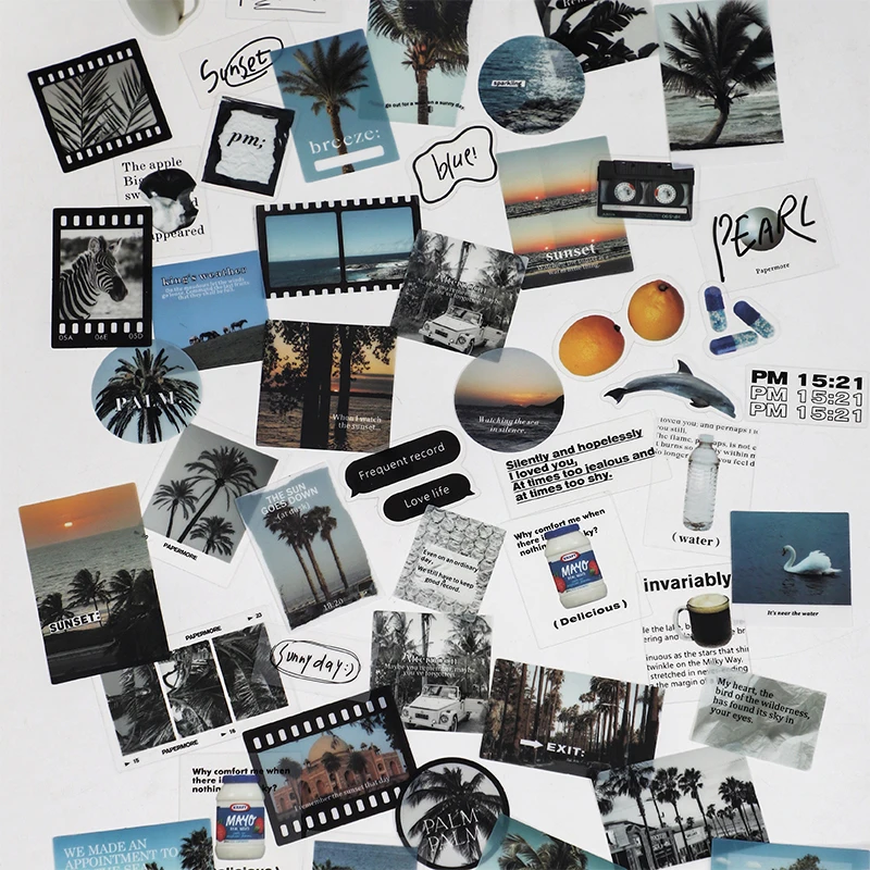 40 pcs/pack INS Stickers aesthetic Stick Labels Decorative Adhesive Diy Diary Album Stationery Scrapbooking material
40 pcs/pack INS Stickers aesthetic Stick Labels Decorative Adhesive Diy Diary Album Stationery Scrapbooking material