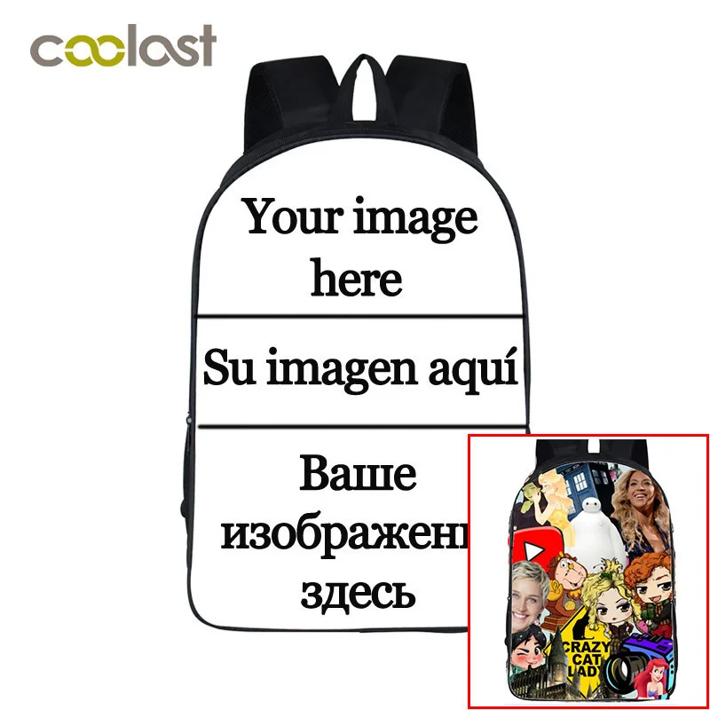 Customize the Image Backpack Women Men Travel Bags Compass Children School Bags Boys Girls Book Bag kids Gift Backpacks
Customize the Image Backpack Women Men Travel Bags Compass Children School Bags Boys Girls Book Bag kids Gift Backpacks