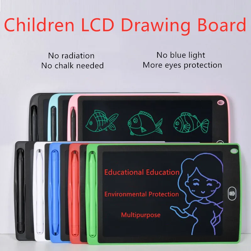 LCD Drawing Board 4.4 8.5 12 Inch Children Math Drawing Practice Handwriting Board Electronic Drawing Tablet Toy Kids Toys
LCD Drawing Board 4.4 8.5 12 Inch Children Math Drawing Practice Handwriting Board Electronic Drawing Tablet Toy Kids Toys