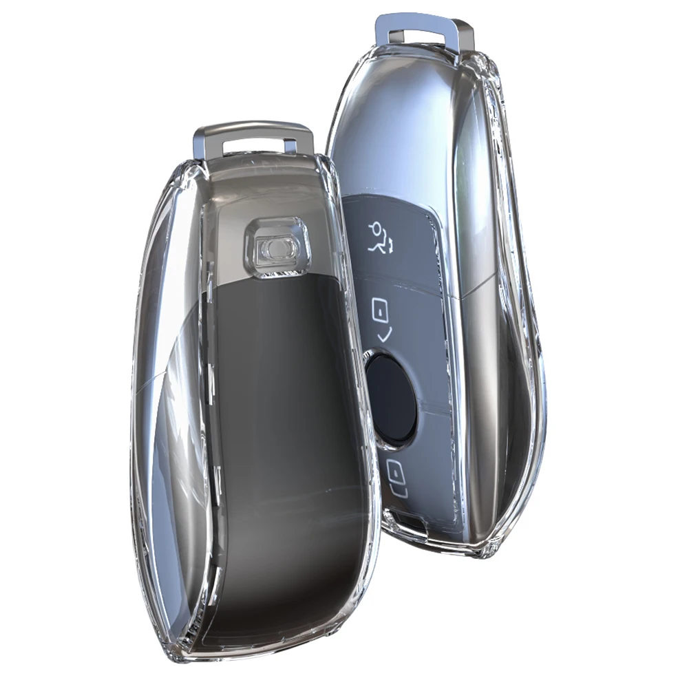 Transparent TPU Car Key Case Cover Holder Remote Fob Key Case Shell Protector For Mercedes S E Class E200 C260L GLC Accessories
Transparent TPU Car Key Case Cover Holder Remote Fob Key Case Shell Protector For Mercedes S E Class E200 C260L GLC Accessories