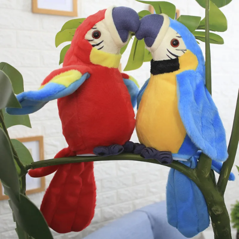Cute Talking Parrot Toy Electric Talking Parrot Stuffed Plush Toy Bird Repeat What You Say Children Kids Baby Birthday Gifts
Cute Talking Parrot Toy Electric Talking Parrot Stuffed Plush Toy Bird Repeat What You Say Children Kids Baby Birthday Gifts