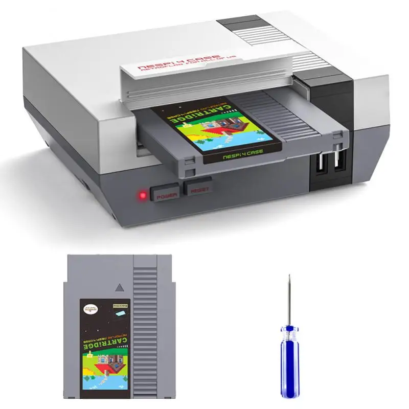 Screwdrivers Better Heat Dissipation Compact Geeekpi Game 4pi Nes 4pi Style Case Kit High-quality With Cooling Fan Heatsinks
Screwdrivers Better Heat Dissipation Compact Geeekpi Game 4pi Nes 4pi Style Case Kit High-quality With Cooling Fan Heatsinks