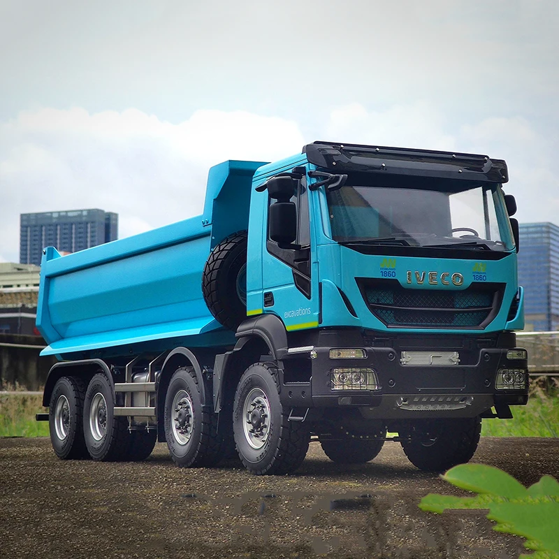 1/14 RC Hydraulic Dump Truck IVECO 8X8 Lock Bridge with Sound and Light Remote Control Truck Model Toy Painting Version
1/14 RC Hydraulic Dump Truck IVECO 8X8 Lock Bridge with Sound and Light Remote Control Truck Model Toy Painting Version