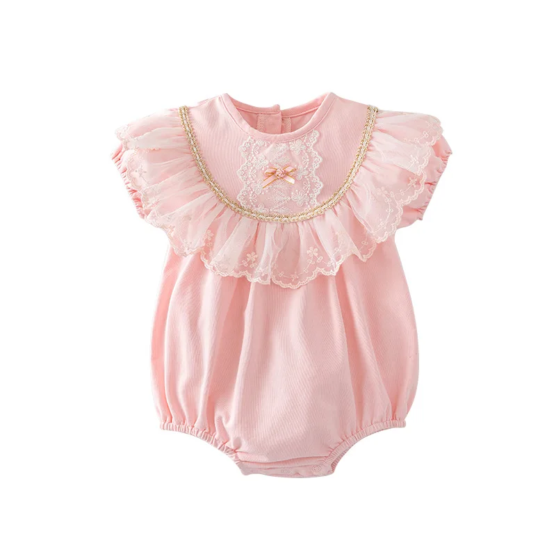 Korean Baby Girl Lace Romper Newborn Bodysuit Children Boutique Clothing Baby Birthday Party Jumpsuit Infant Baptism Rompers
Korean Baby Girl Lace Romper Newborn Bodysuit Children Boutique Clothing Baby Birthday Party Jumpsuit Infant Baptism Rompers